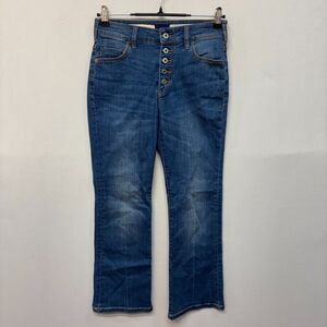 Anthropologie Pilcro & The Letterpress High Rise Flare Jeans 27 Denim D040 -5